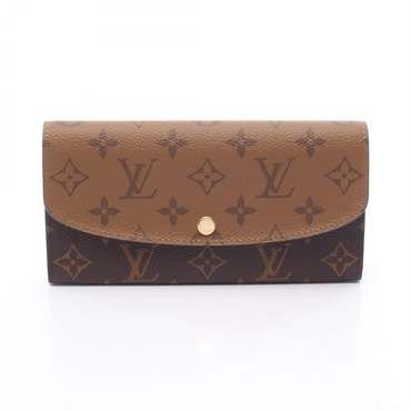 LOUIS VUITTON Portefeuille Emily Bifold purse long wallet M82157 canvas Used