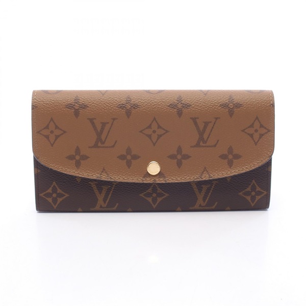LOUIS VUITTON Portefeuille Emily Bifold purse long wallet M82157 canvas Used
