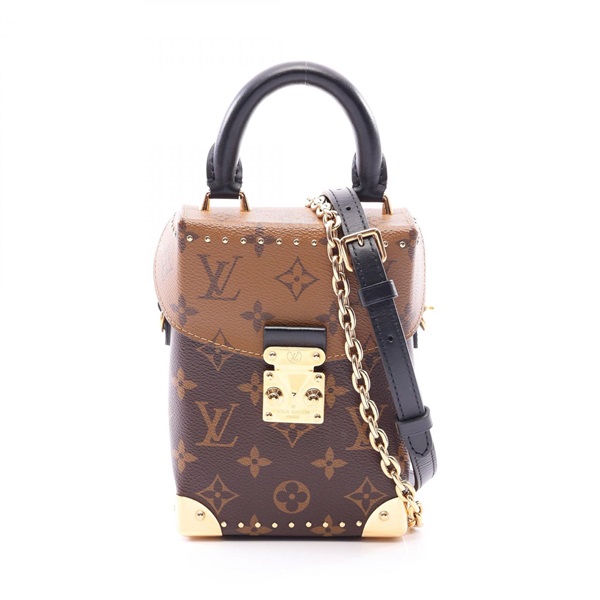 LOUIS VUITTON Camera Box Shoulder Handbag M82465 Monogram Reverse canvas Used LV